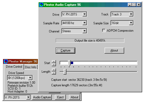 Extraction audio